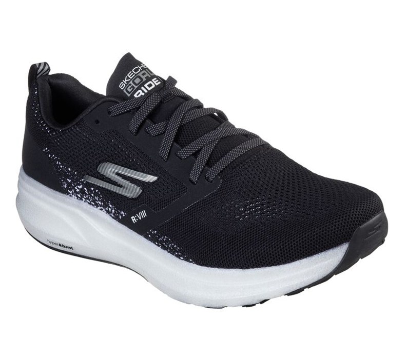 Skechers Herr Svarta/Vita Sneakers - Gorun Ride 8 Hyper - Sverige (QNKEZ-5170)